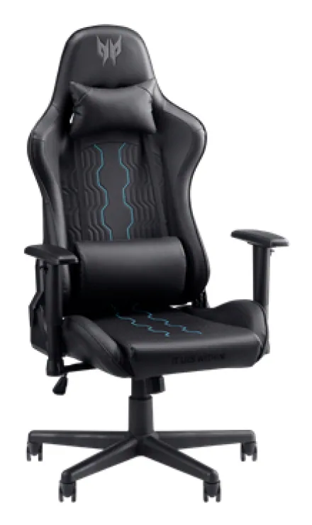 Acer PGC331 Universal-Gamingstuhl Schwarz, Blau – Bild 2