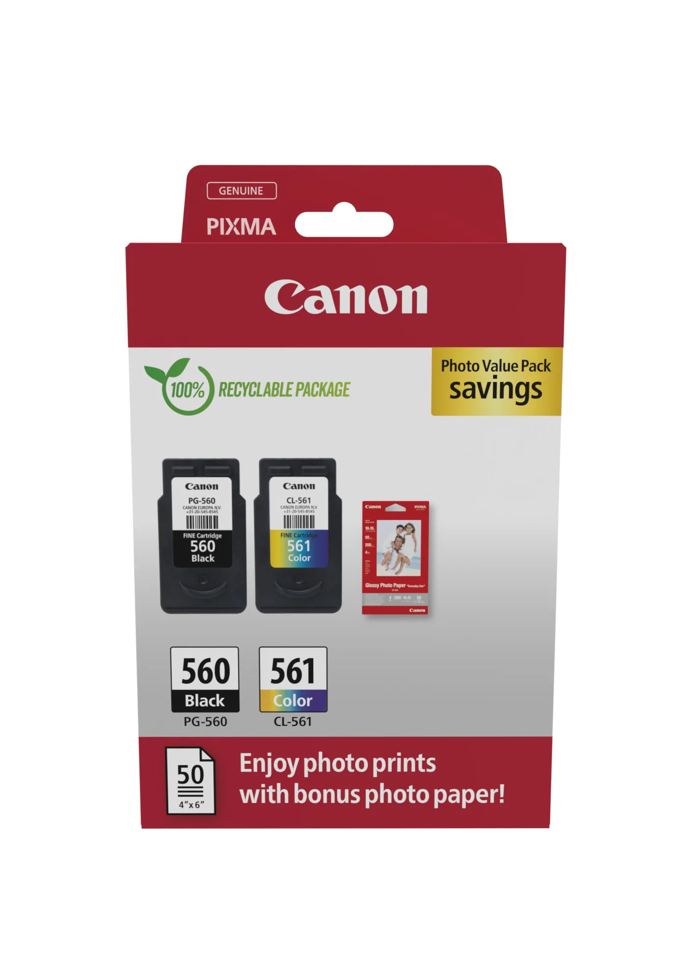 Canon PG-560/CL-561 Photo Value Pack (PVP) – Bild 1