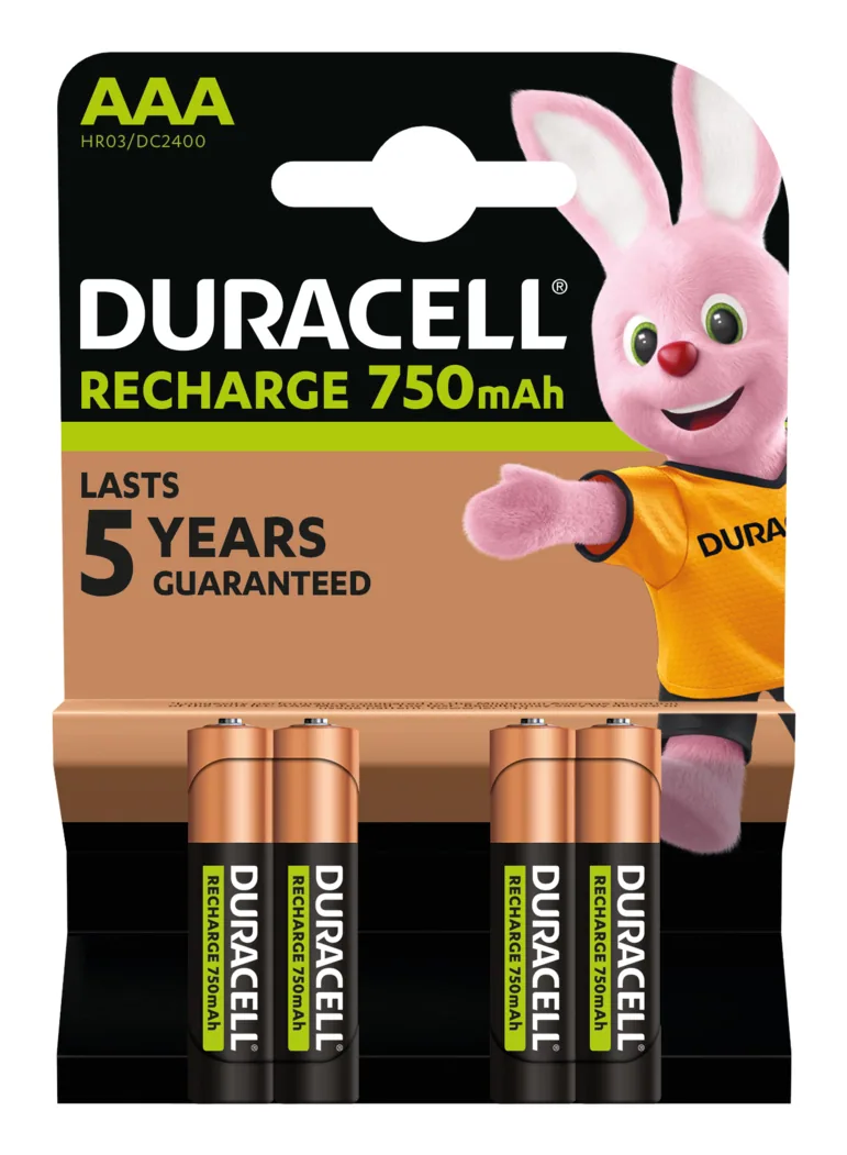 Duracell AAA (4pcs) Wiederaufladbarer Akku Nickel-Metallhydrid (NiMH) – Bild 1