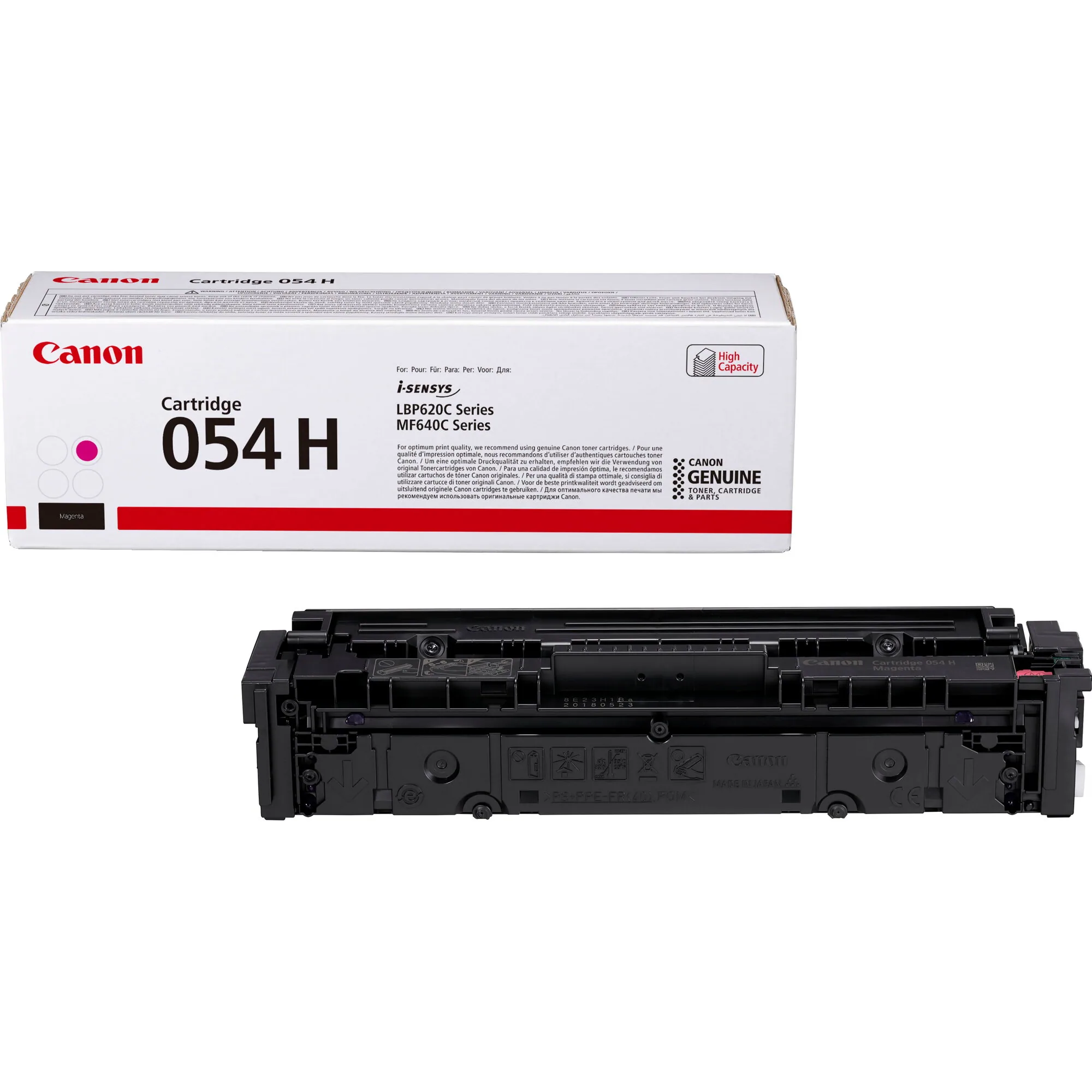 Canon 054 H High Yield Toner-Cartridge, Magenta – Bild 1