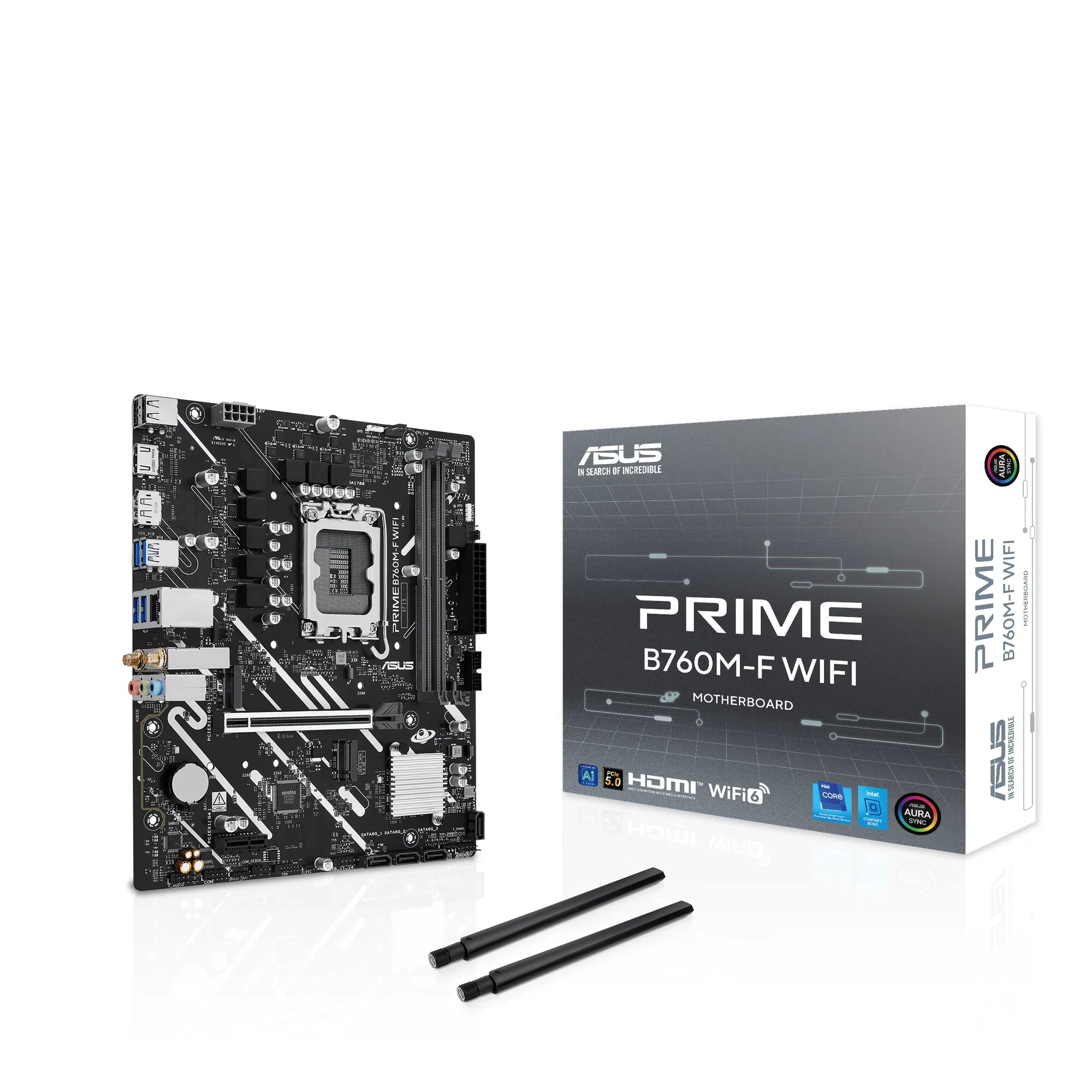 ASUS PRIME B760M-F WIFI Intel B760 LGA 1700 micro ATX – Bild 1