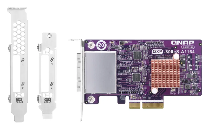 QNAP QXP-800ES-A1164 Schnittstellenkarte/Adapter Eingebaut Mini-SAS – Bild 1