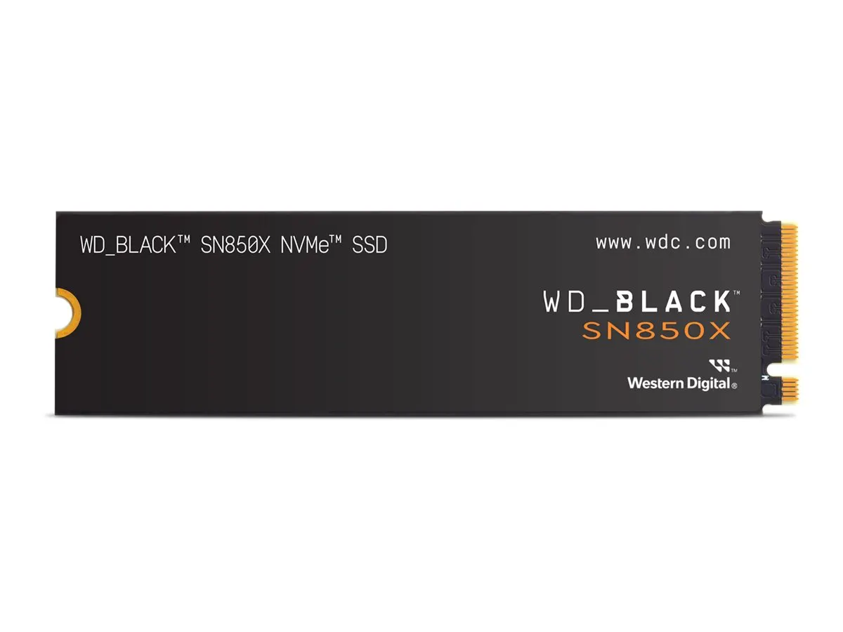 WD SSD M.2 2280 NVMe SN850X intern Schwarz