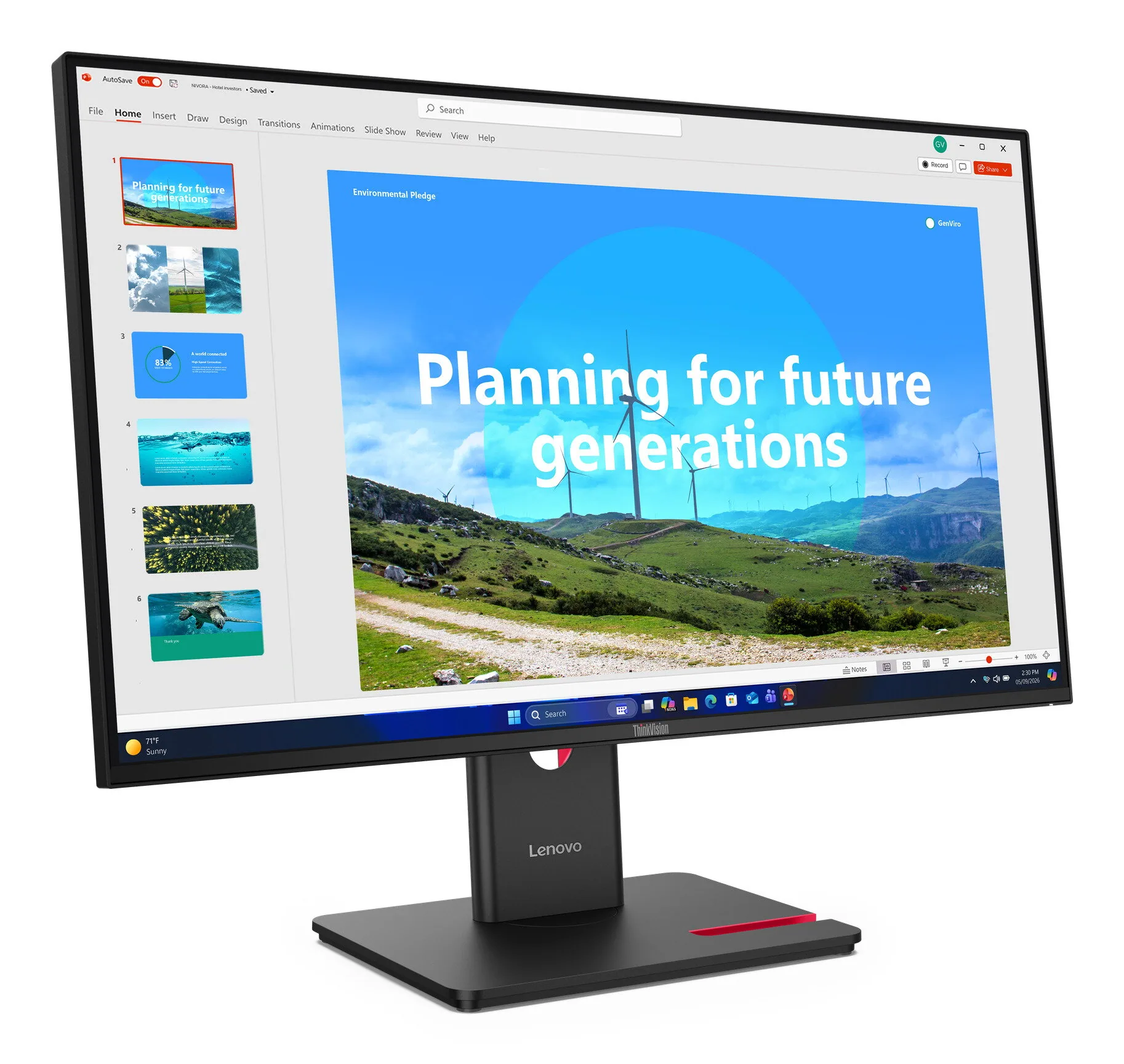 Lenovo ThinkVision T27D-40 Monitor – Bild 4