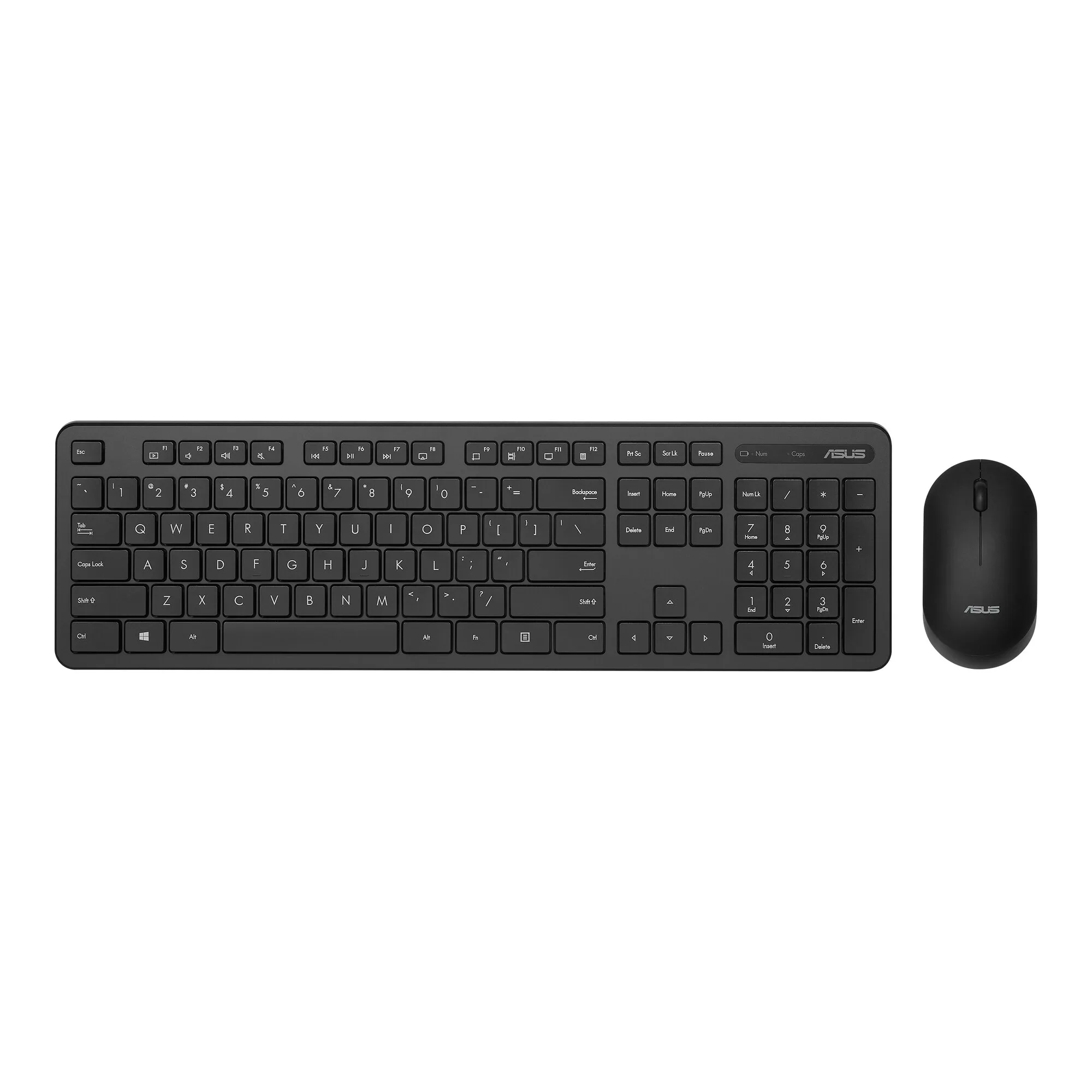 ASUS CW100 Tastatur Maus enthalten Universal RF Wireless QWERTZ Deutsch Schwarz – Bild 1