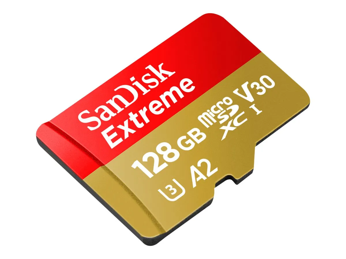 SD MicroSD Card 128 GB SanDisk Extreme inkl. Adapter