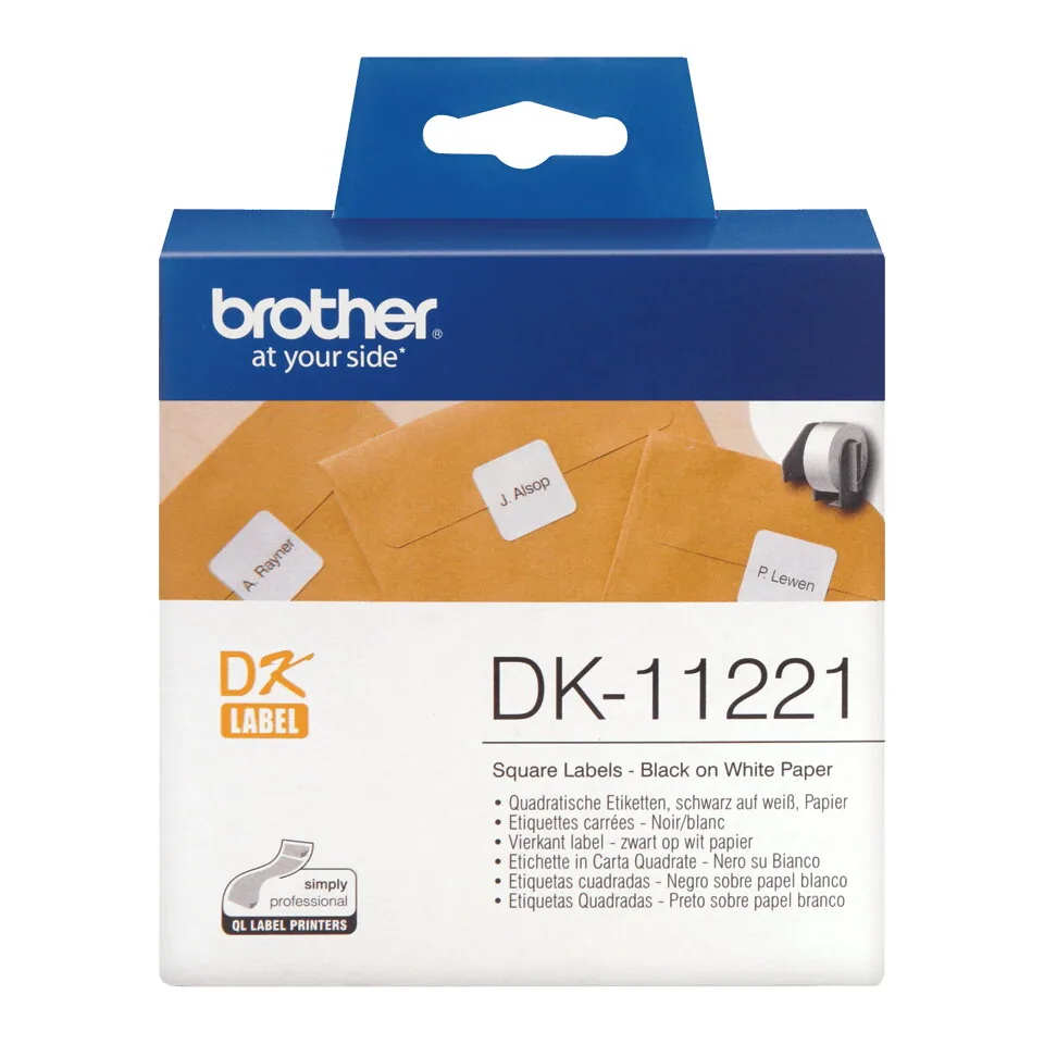 Brother DK-11221 Etiketten erstellendes Band Schwarz auf weiss – Bild 2