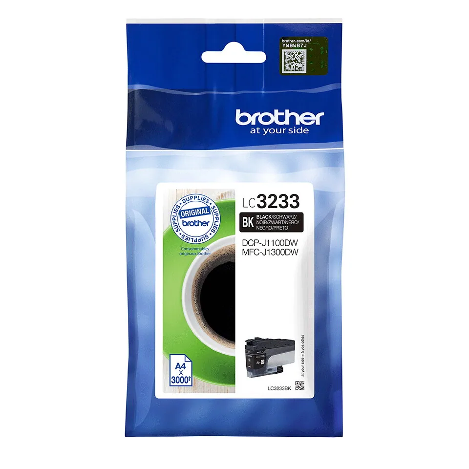 Brother LC3233BK Druckerpatrone 1 Stück(e) Original Standardertrag Schwarz – Bild 2