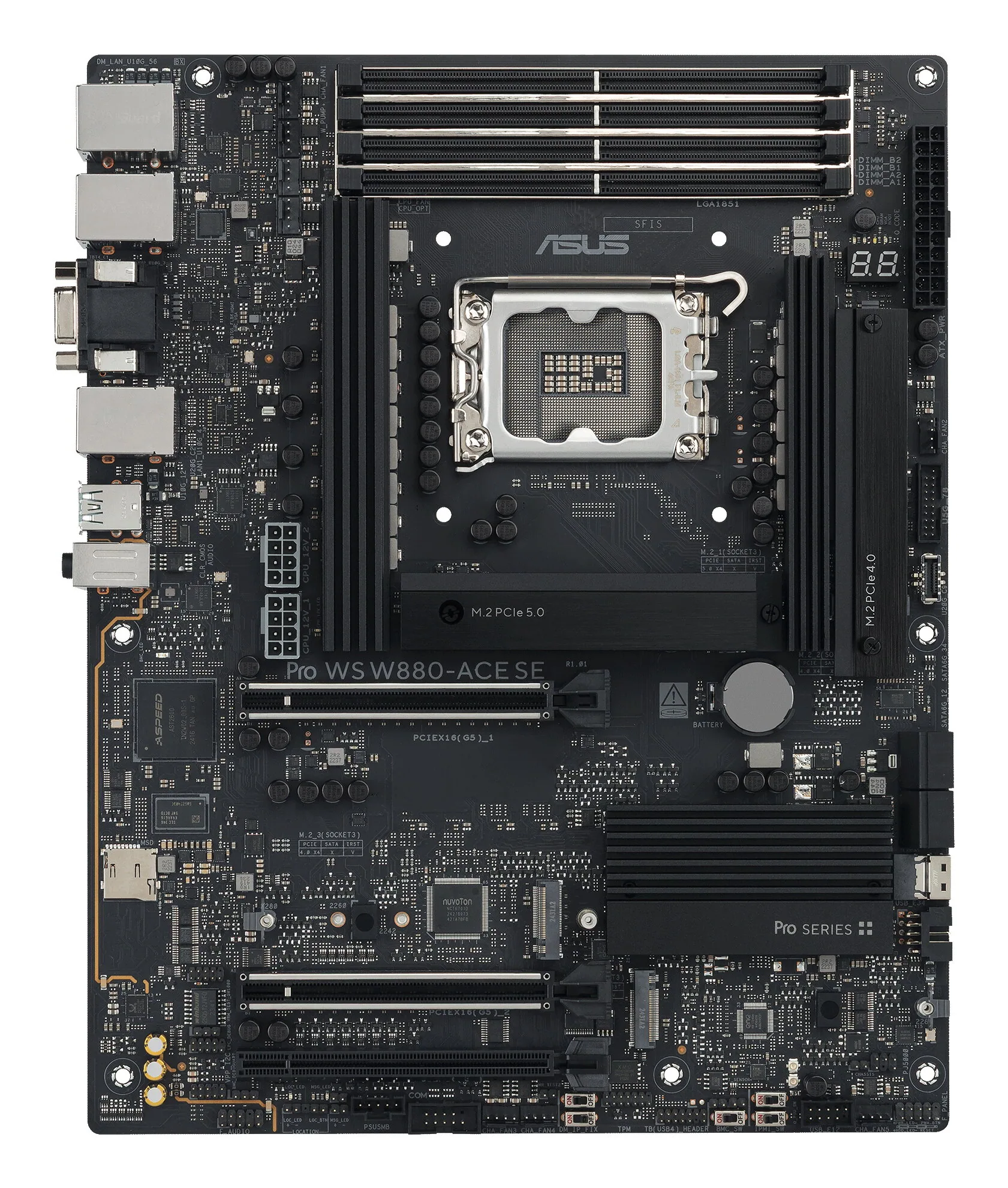 ASUS PRO WS W880-ACE SE Intel W880 LGA 1851 (Socket V1) ATX – Bild 2