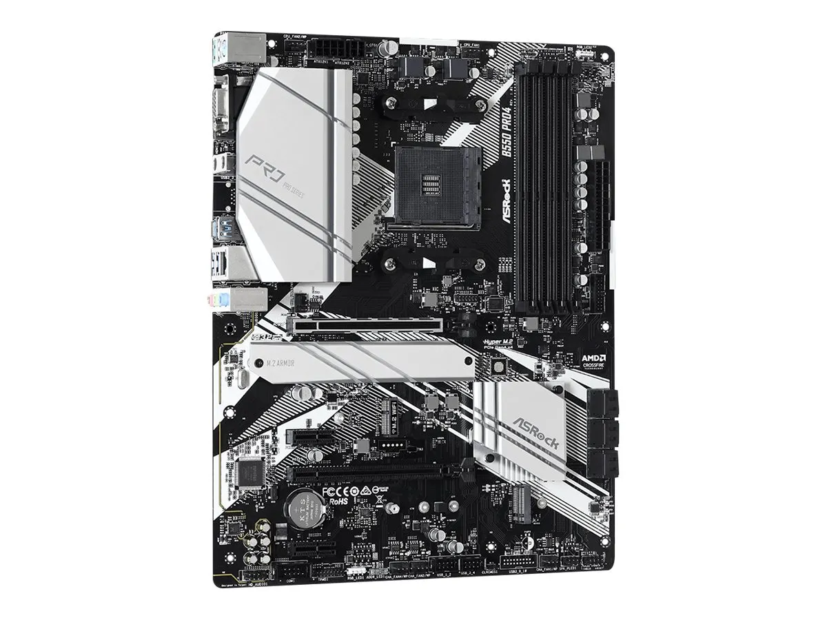 ASRock B550  Pro4                AM4 ATX  VGA/HDMI      DDR4 retail