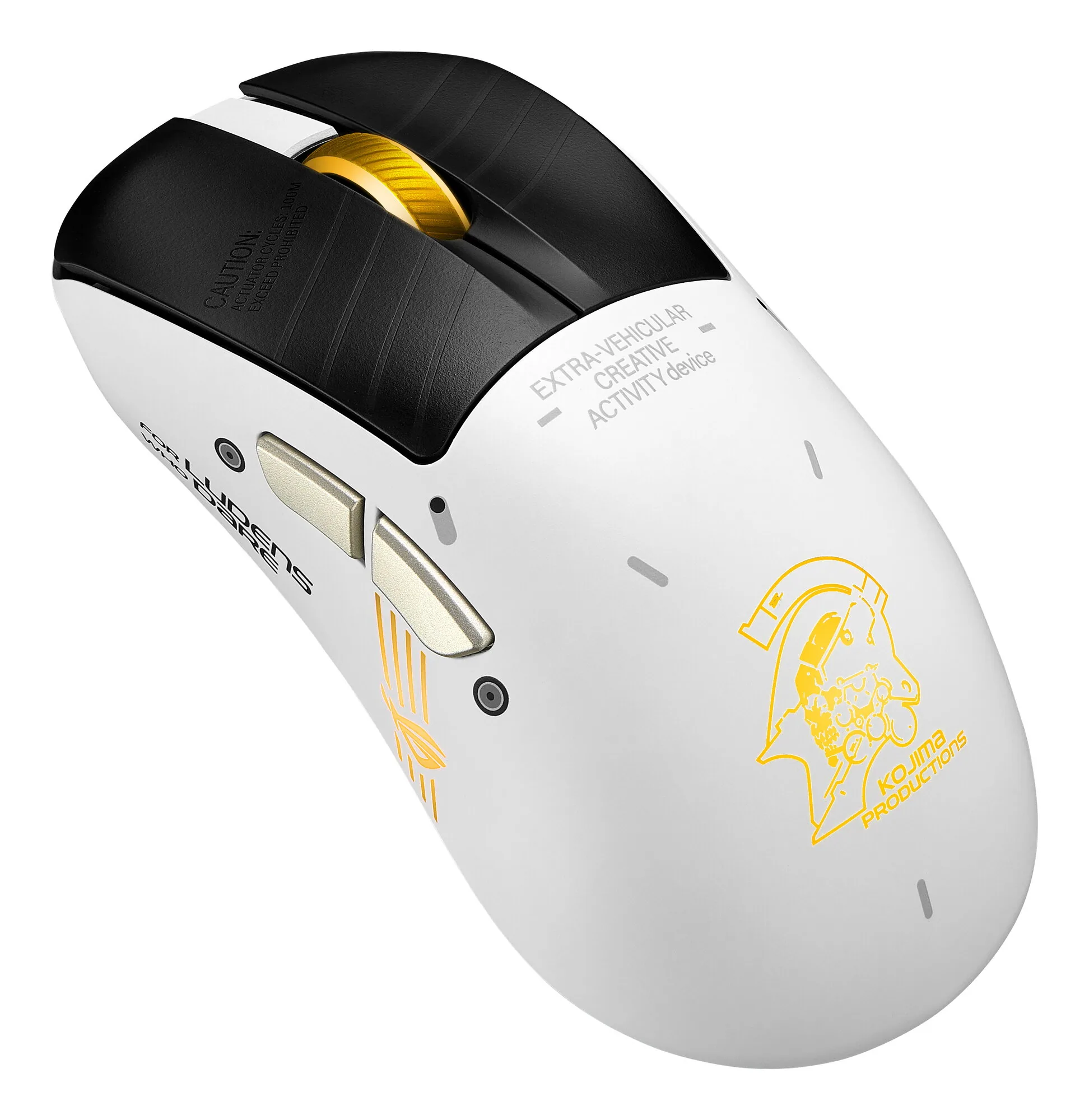 ASUS ROG Keris II Origin-KJP Maus Gaming Rechts RF Wireless + Bluetooth + USB Type-A Optisch 42000 DPI – Bild 1