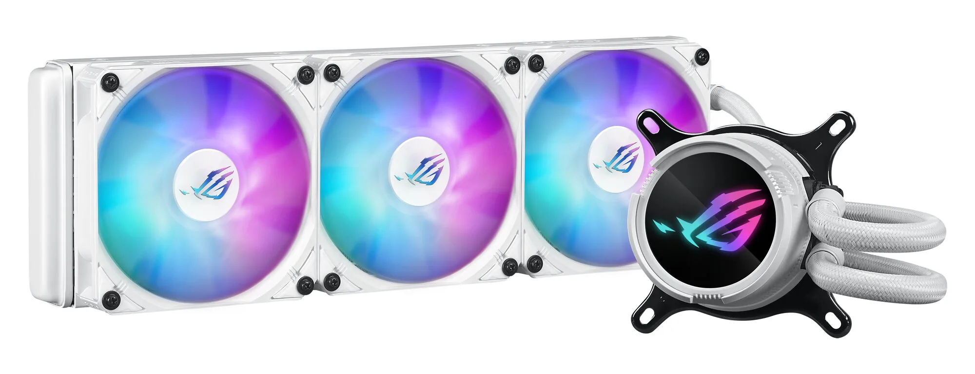 ASUS ROG Strix LC III 360 ARGB White Edition Prozessor All-in-One-Flüssigkeitskühler 12 cm Weiß – Bild 3