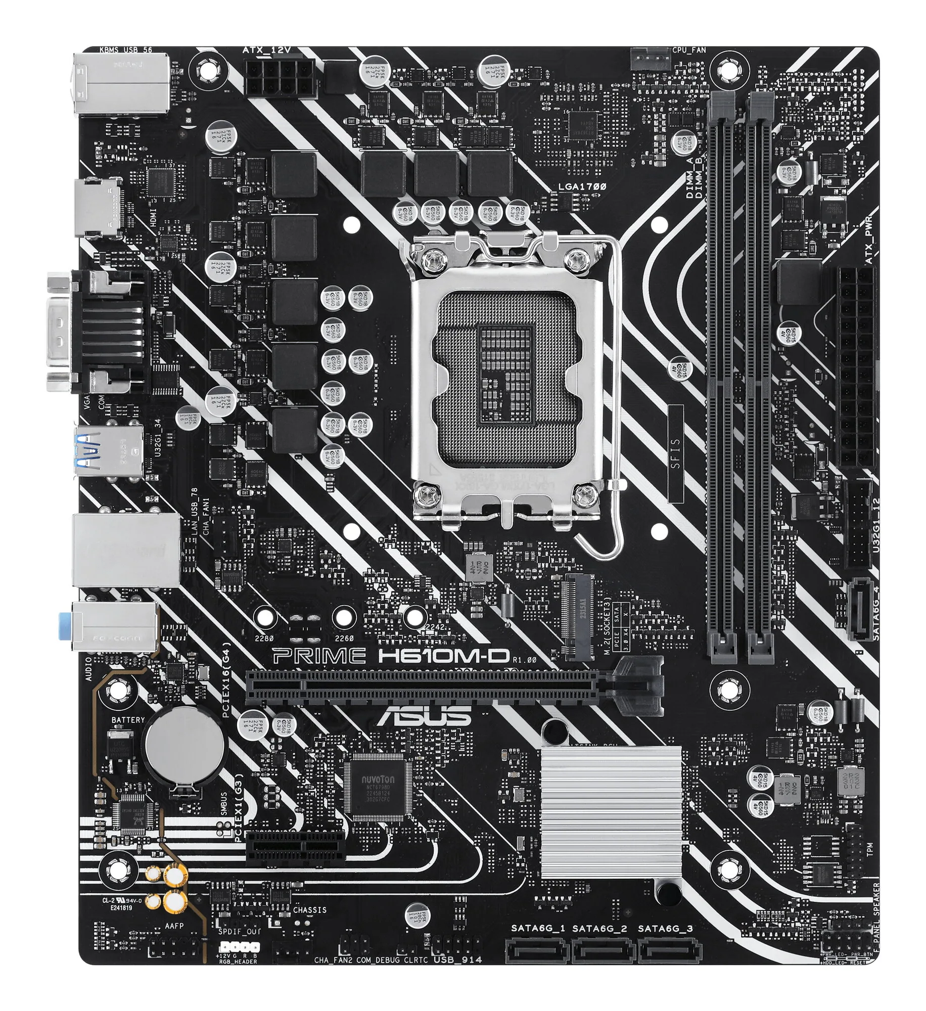 ASUS PRIME H610M-D Intel H610 LGA 1700 micro ATX – Bild 2