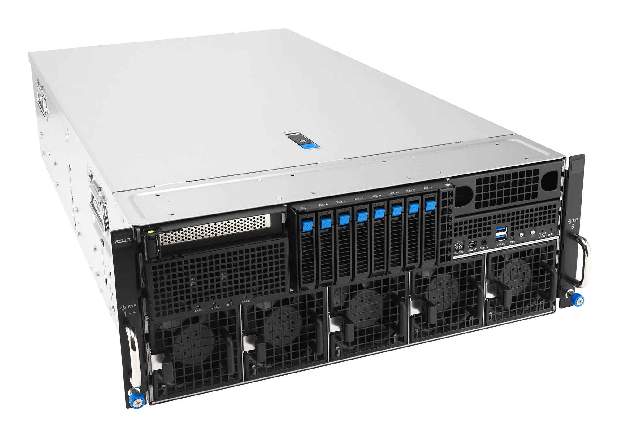 ASUS ESC8000A-E13P LGA 6096 Rack (4U) Silber, Schwarz – Bild 2