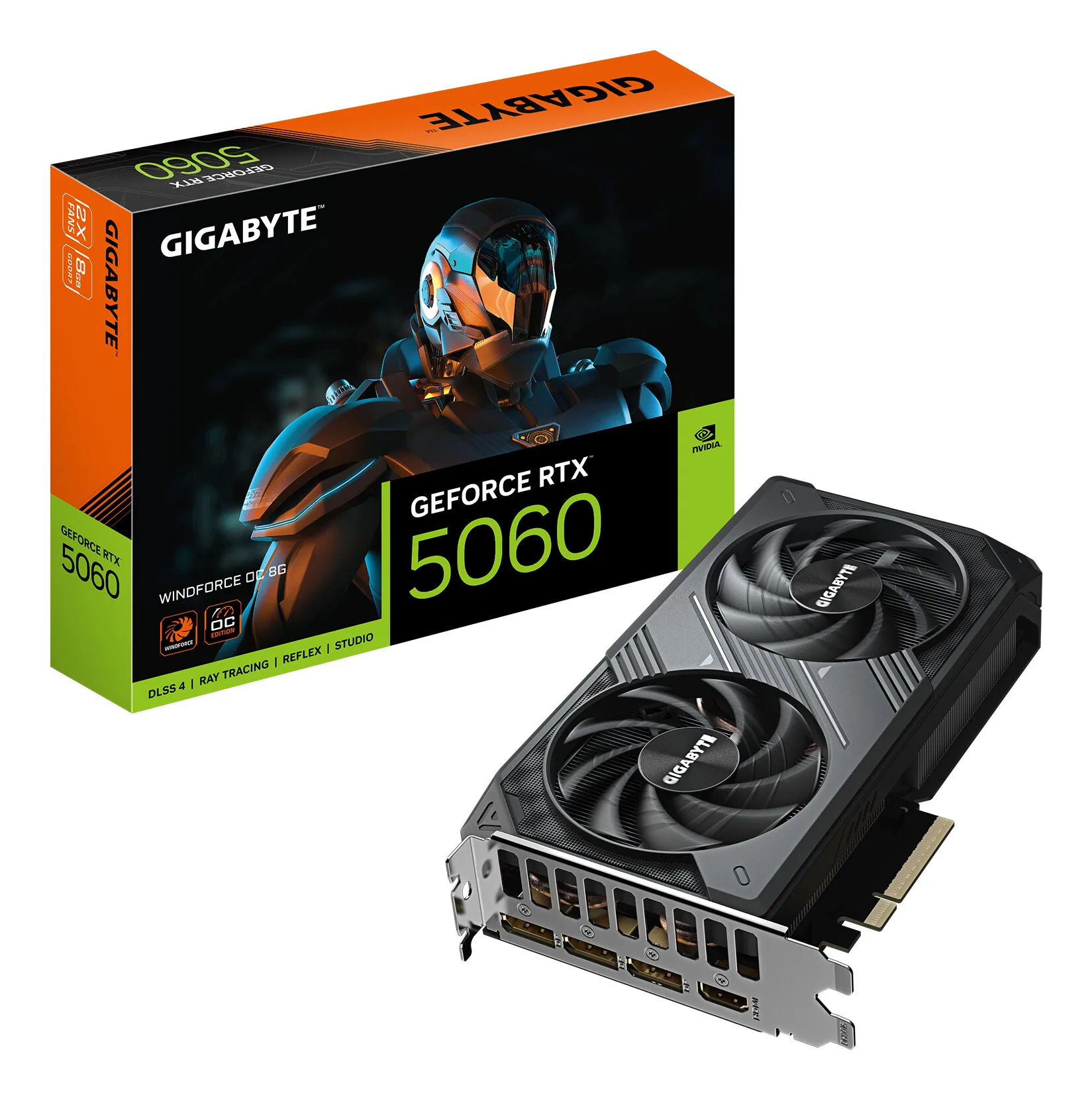 GIGABYTE GeForce RTX 5060 WINDFORCE OC 8G Grafikkarte – Bild 1