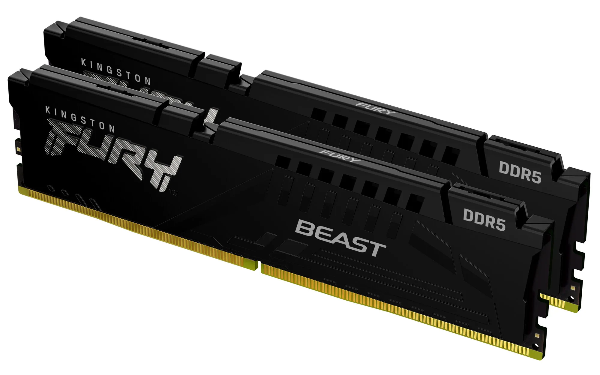 Kingston Technology FURY Beast 64GB 5200MT/s DDR5 CL40 DIMM (2er-Kit) Schwarz – Bild 1