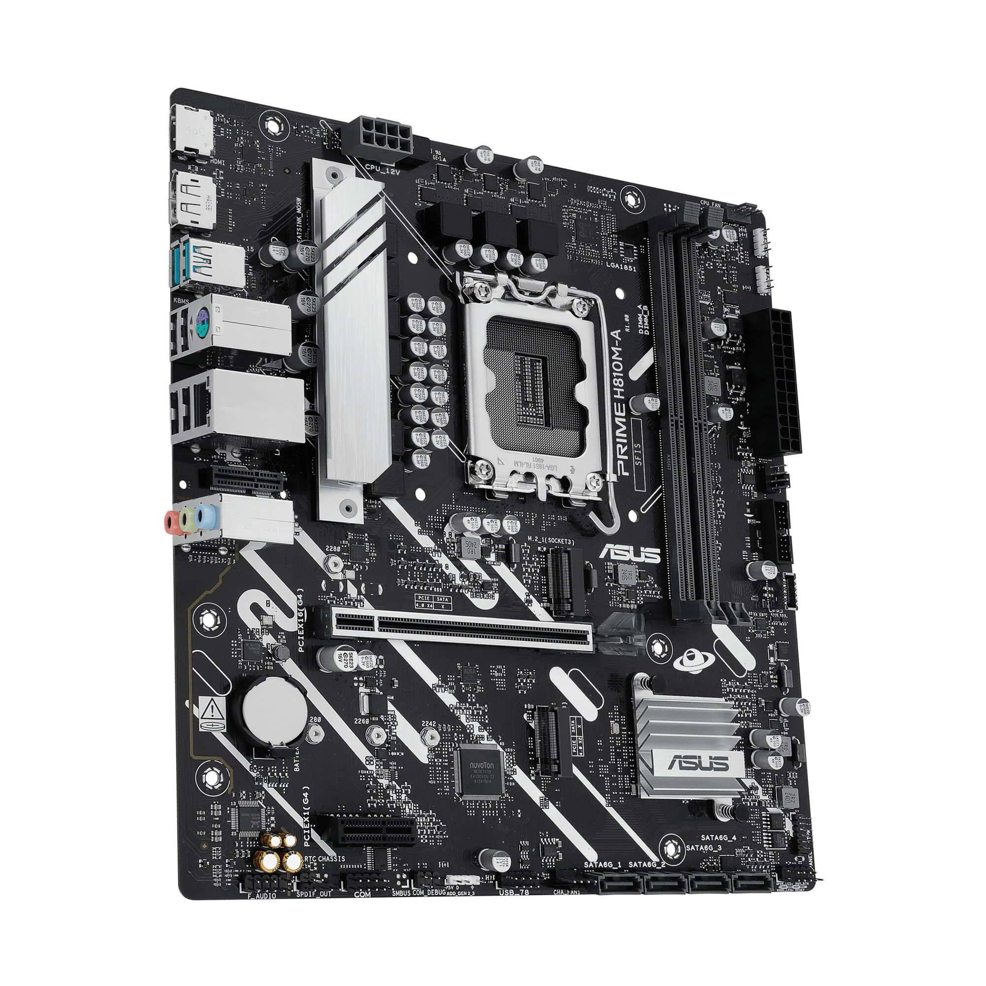 ASUS PRIME H810M-A-CSM Intel H810 LGA 1851 (Socket V1) micro ATX – Bild 3