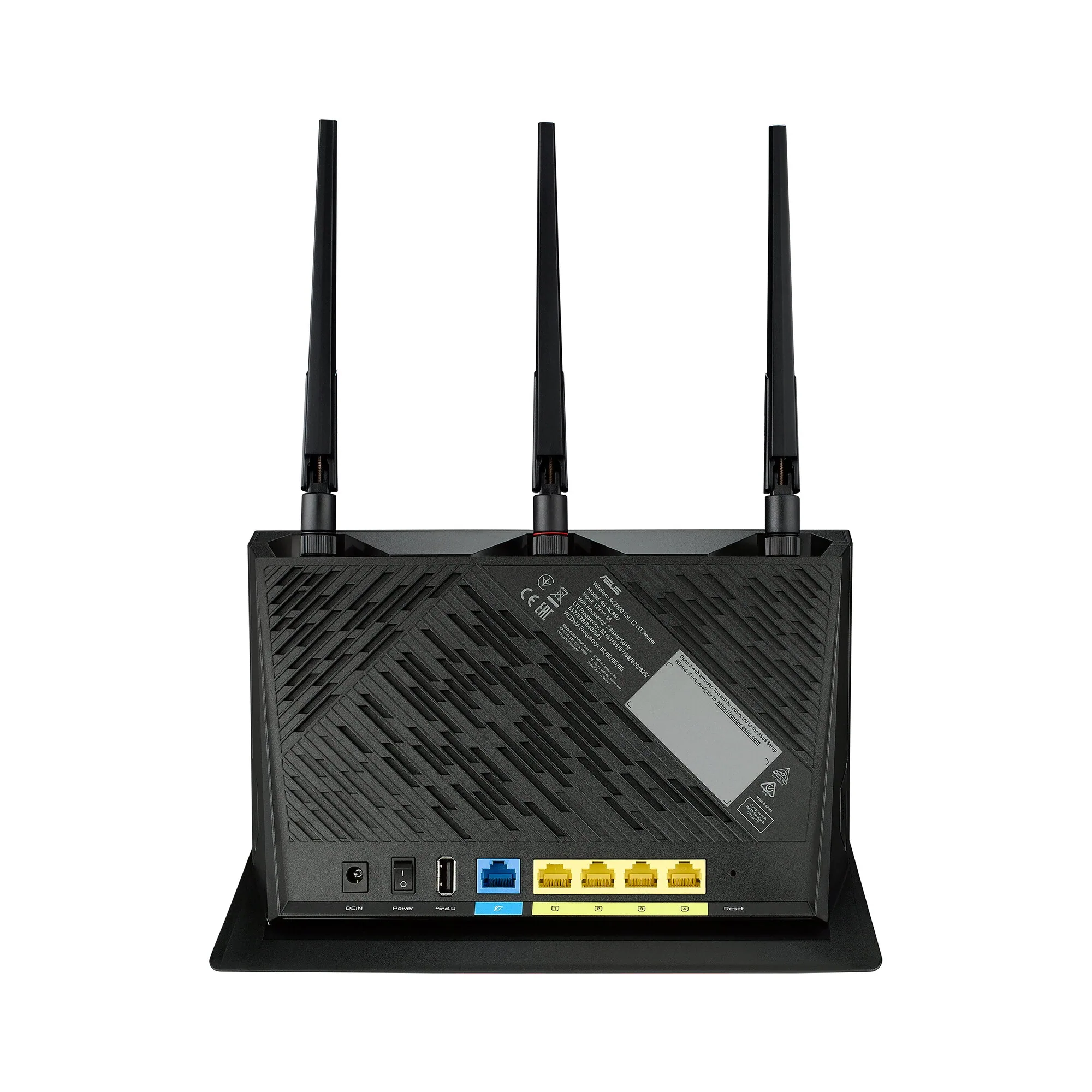 ASUS 4G-AC86U WLAN-Router Gigabit Ethernet Dual-Band (2,4 GHz/5 GHz) Schwarz – Bild 2