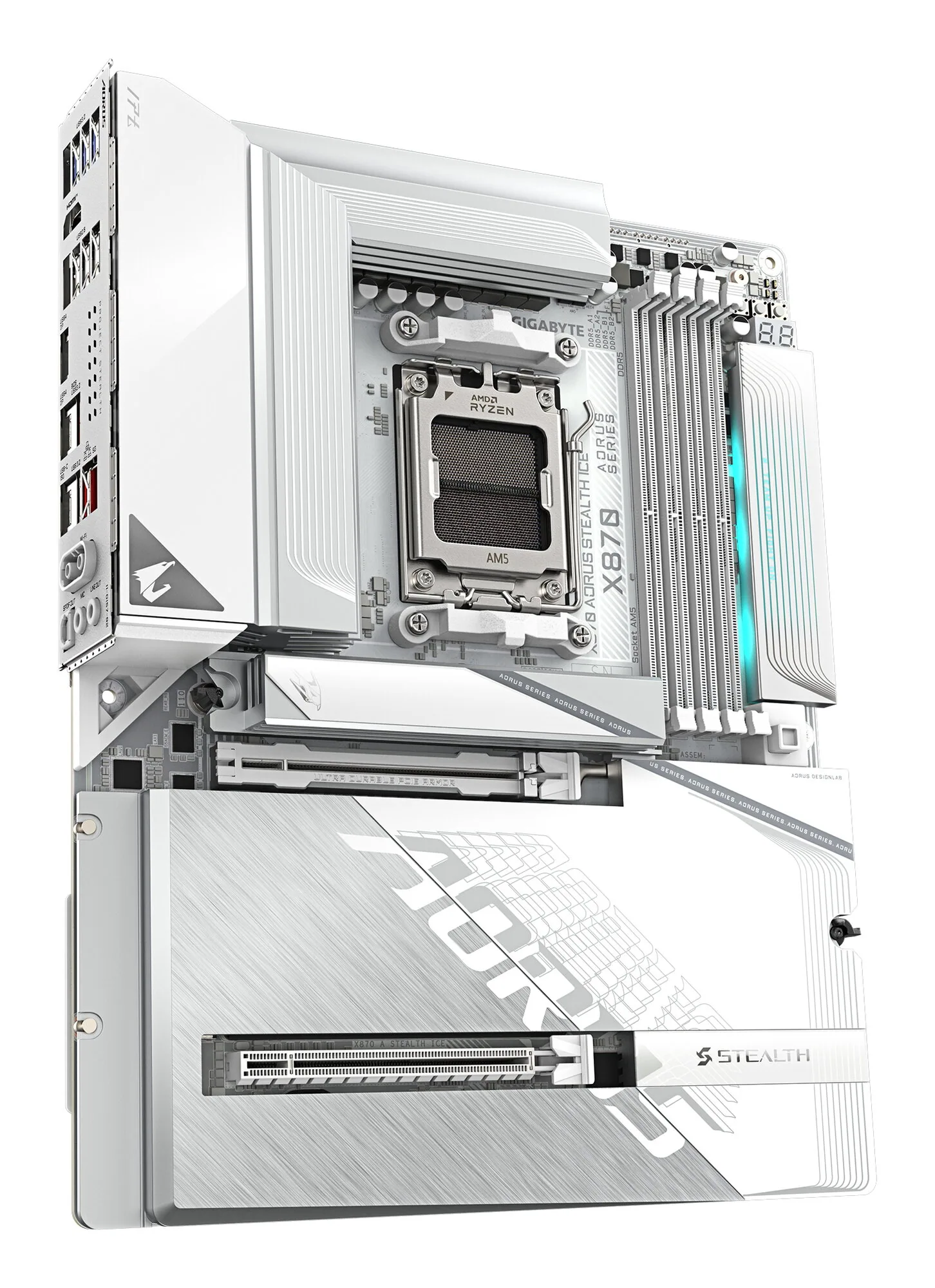 GIGABYTE X870 AORUS STEALTH ICE Mainboard – Bild 4