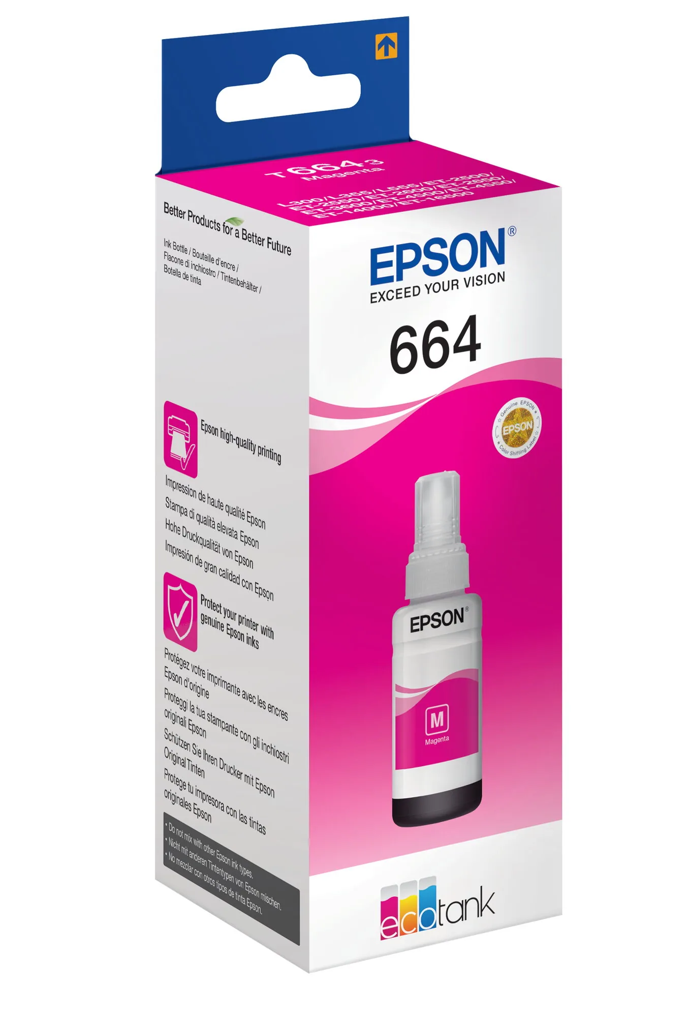 Epson 664 EcoTank-Tintenflasche in Magenta – Bild 1