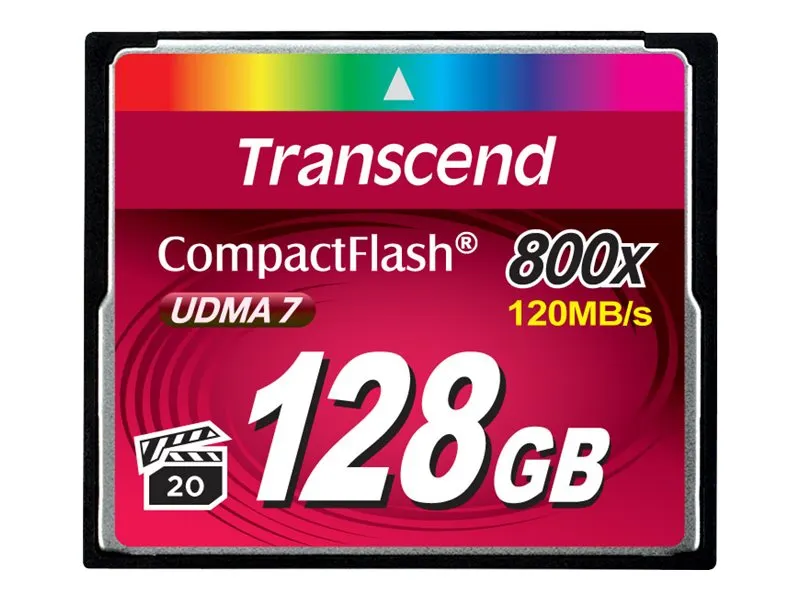 CompactFlash Card 128GB Transcend TS128GCF800, MLC