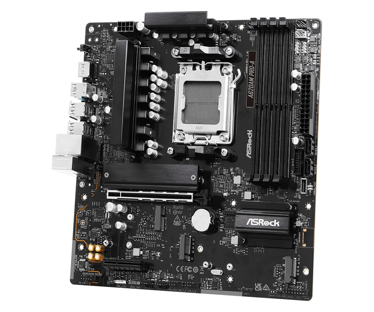 ASRock A620AM Pro-A              AM5 mATX HDMI          DDR5 retail