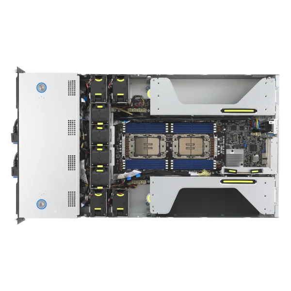 ASUS 90SF0251-M004X0 Server-Barebone Intel C741 Rack (2U) Schwarz, Stahl – Bild 6