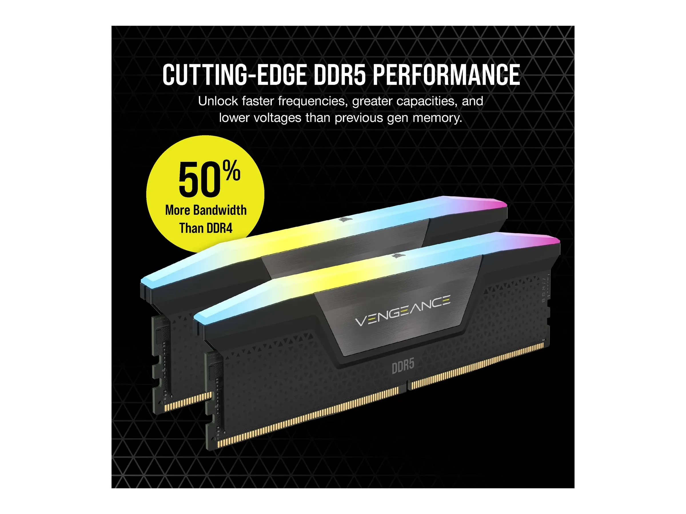 Corsair VENGEANCE RGB b DDR5-6000 CL36 32 GB Kit (2x 16 GB) (CMH32GX5M2E6000C36)