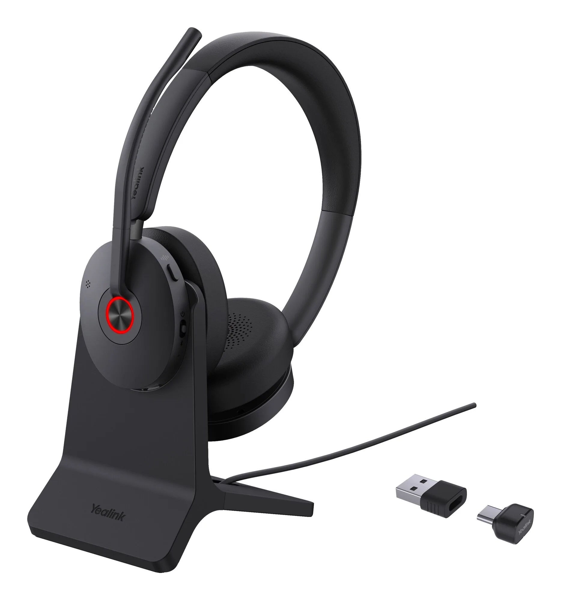 Yealink BH74 mit Ständer UC USB-C/A Headset – Bild 1