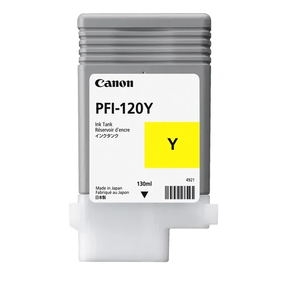 Canon PFI-120Y Druckerpatrone 1 Stück(e) Original Gelb – Bild 1