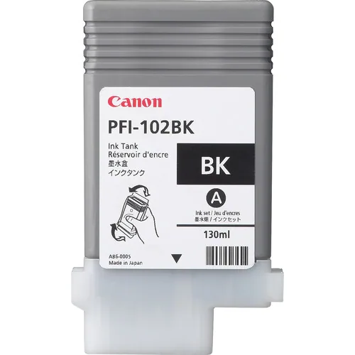 Canon PFI-102BK Druckerpatrone Original Schwarz – Bild 1