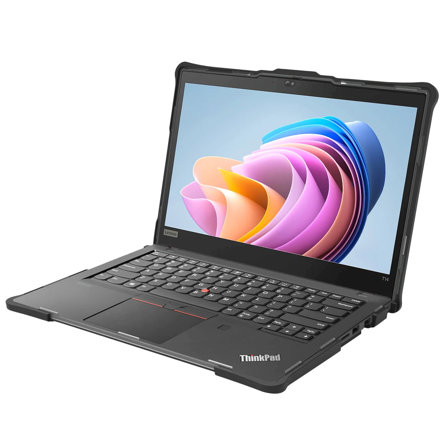 Lenovo 4Z71Q49392 Laptoptasche 35,6 cm (14") Rand Schwarz, Transparent – Bild 1