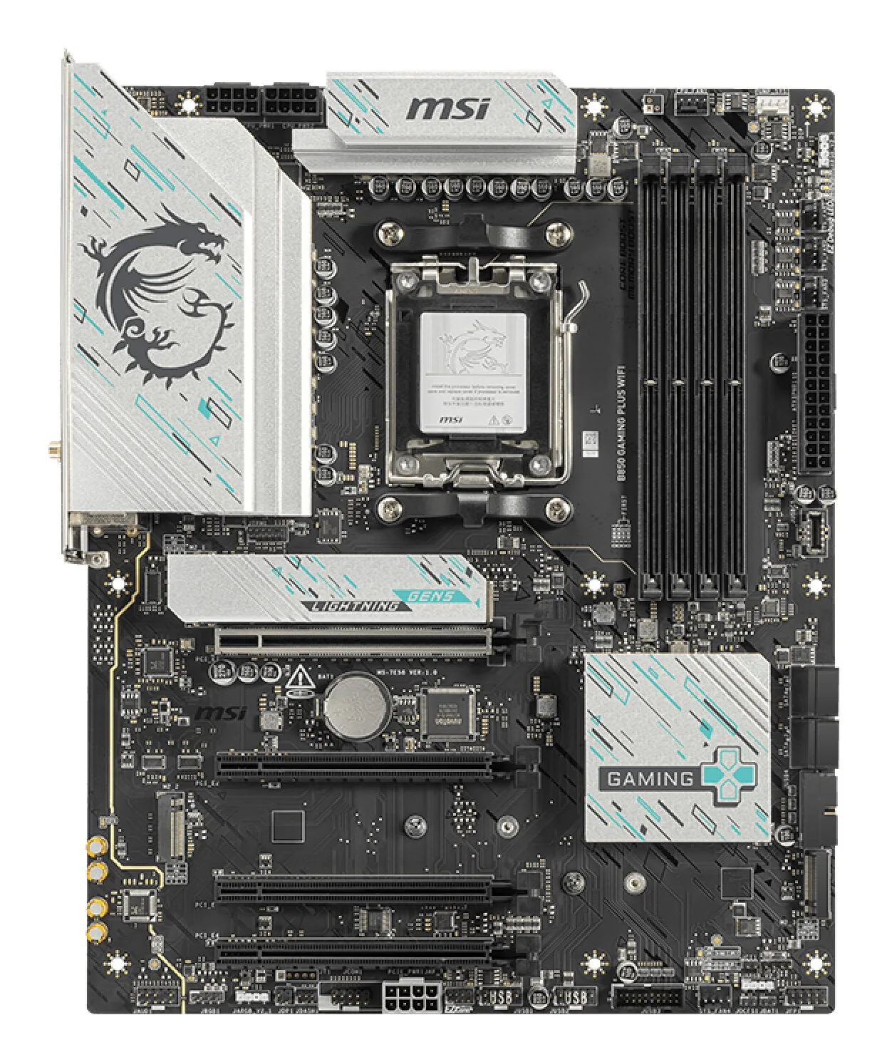 MSI B850 GAMING PLUS WIFI Motherboard AMD B850 Sockel AM5 ATX – Bild 2