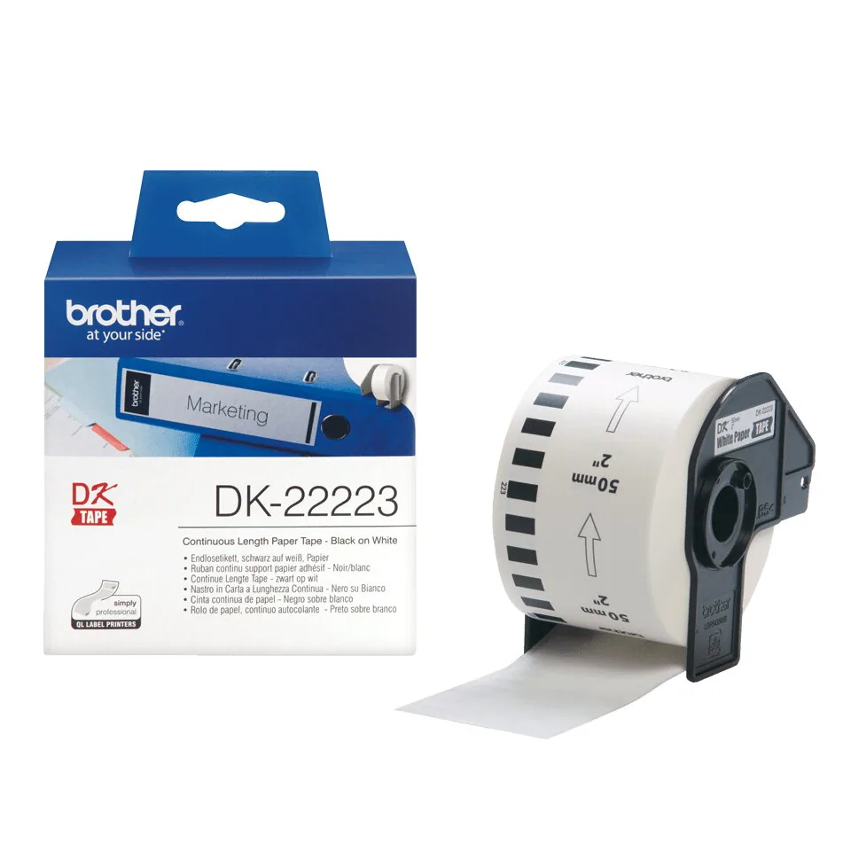 Brother DK-22223 Druckeretikett Weiß – Bild 3