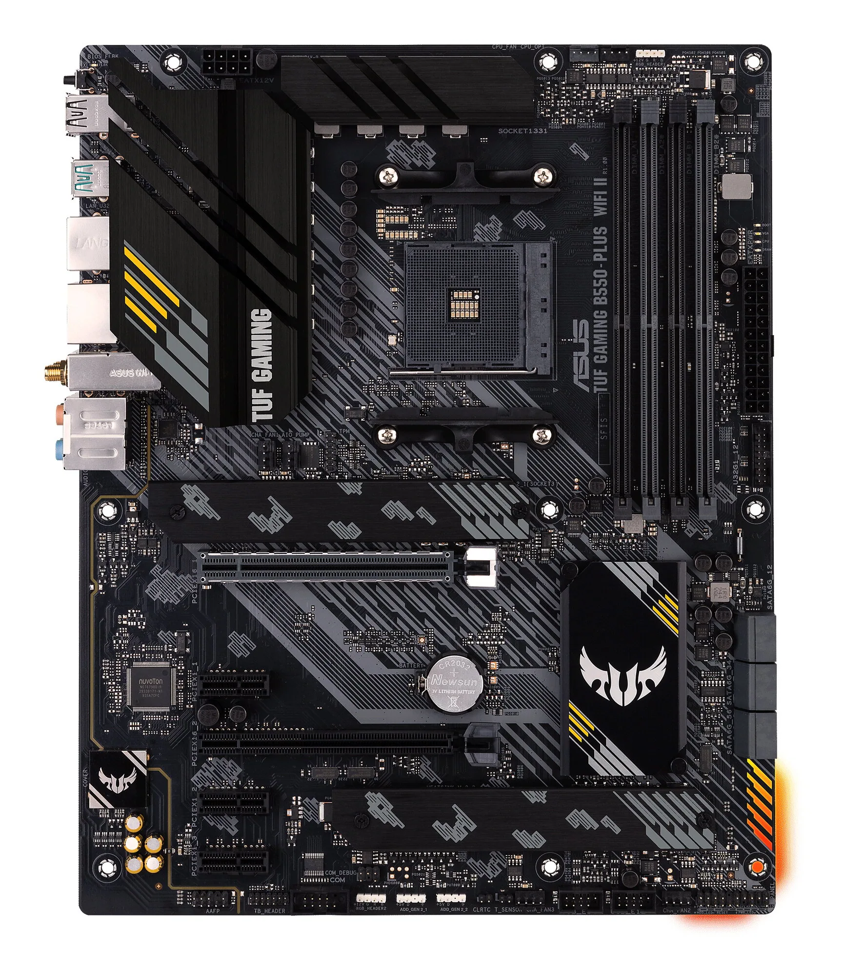 ASUS TUF GAMING B550-PLUS WIFI II AMD B550 Sockel AM4 ATX – Bild 2