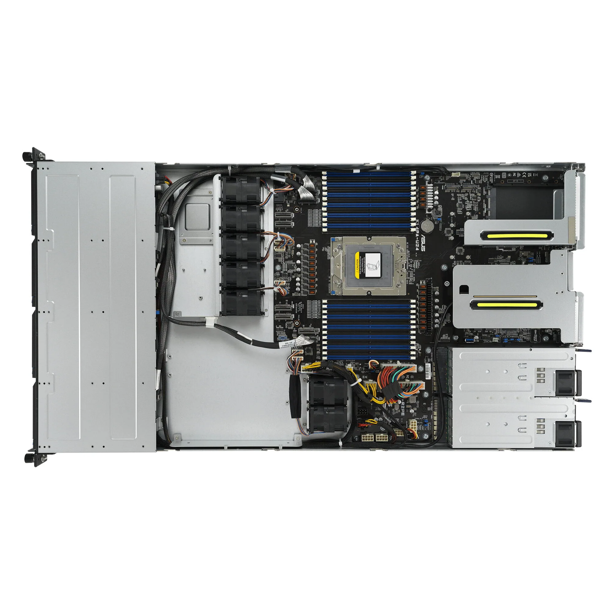 ASUS RS500A-E12-RS4U Socket SP5 Rack (1U) Schwarz, Silber – Bild 2