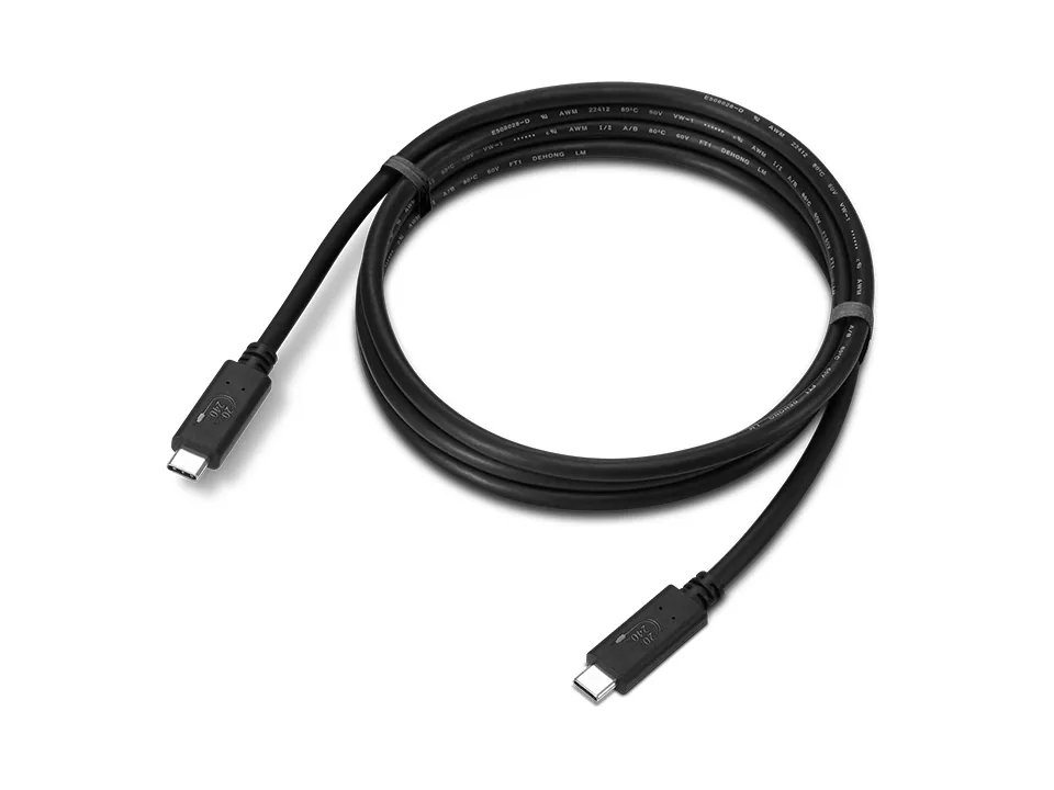 Lenovo 4X91U92143 USB Kabel USB4 Gen 2x2 1,5 m USB C 20 Gbit/s Schwarz – Bild 1