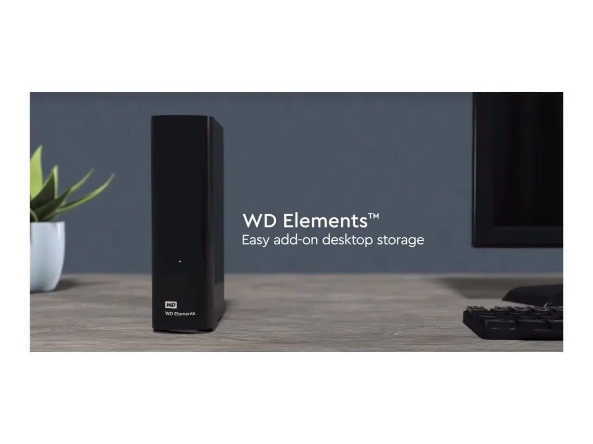 WD 8.9 cm 20 TB USB3.0 Elements Desktop schwarz
