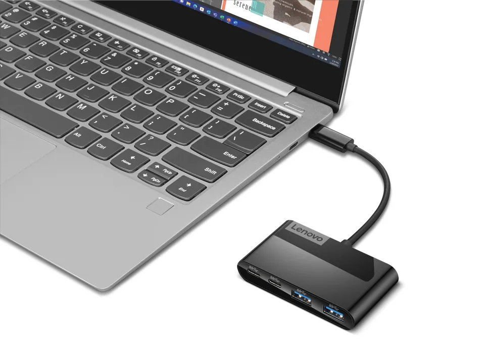 Lenovo GX91L84354 Schnittstellen-Hub USB 3.2 Gen 1 (3.1 Gen 1) Type-C 625 Mbit/s Schwarz – Bild 5