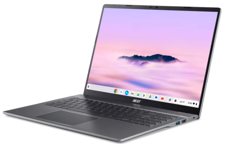 Acer Chromebook CB516-1H-5073 Intel Core 5 120U 40,6 cm (16") WUXGA 16 GB LPDDR5x-SDRAM 256 GB SSD Wi-Fi 6E (802.11ax) ChromeOS Grau QWERTZ Deutsch – Bild 1