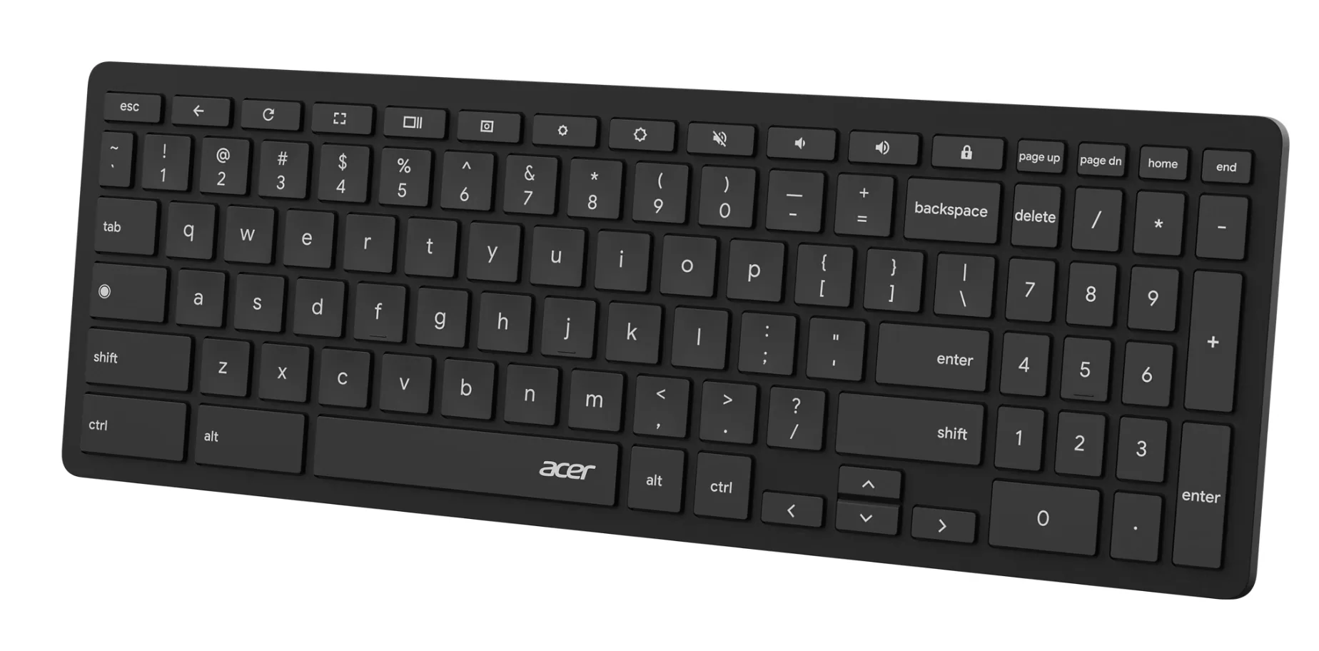 Acer LC.ACC11.001 Tastatur Maus enthalten RF Wireless Deutsch Schwarz – Bild 1