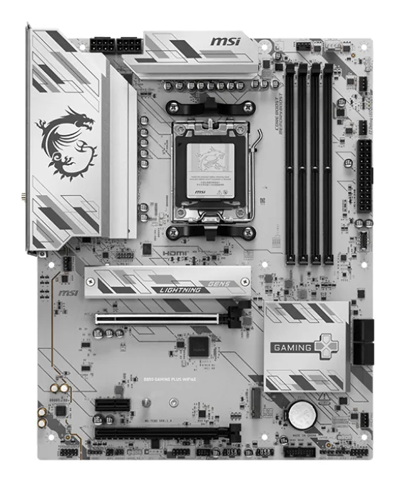 MSI B850 GAMING PLUS WIFI6E AMD B850 Sockel AM5 ATX – Bild 1