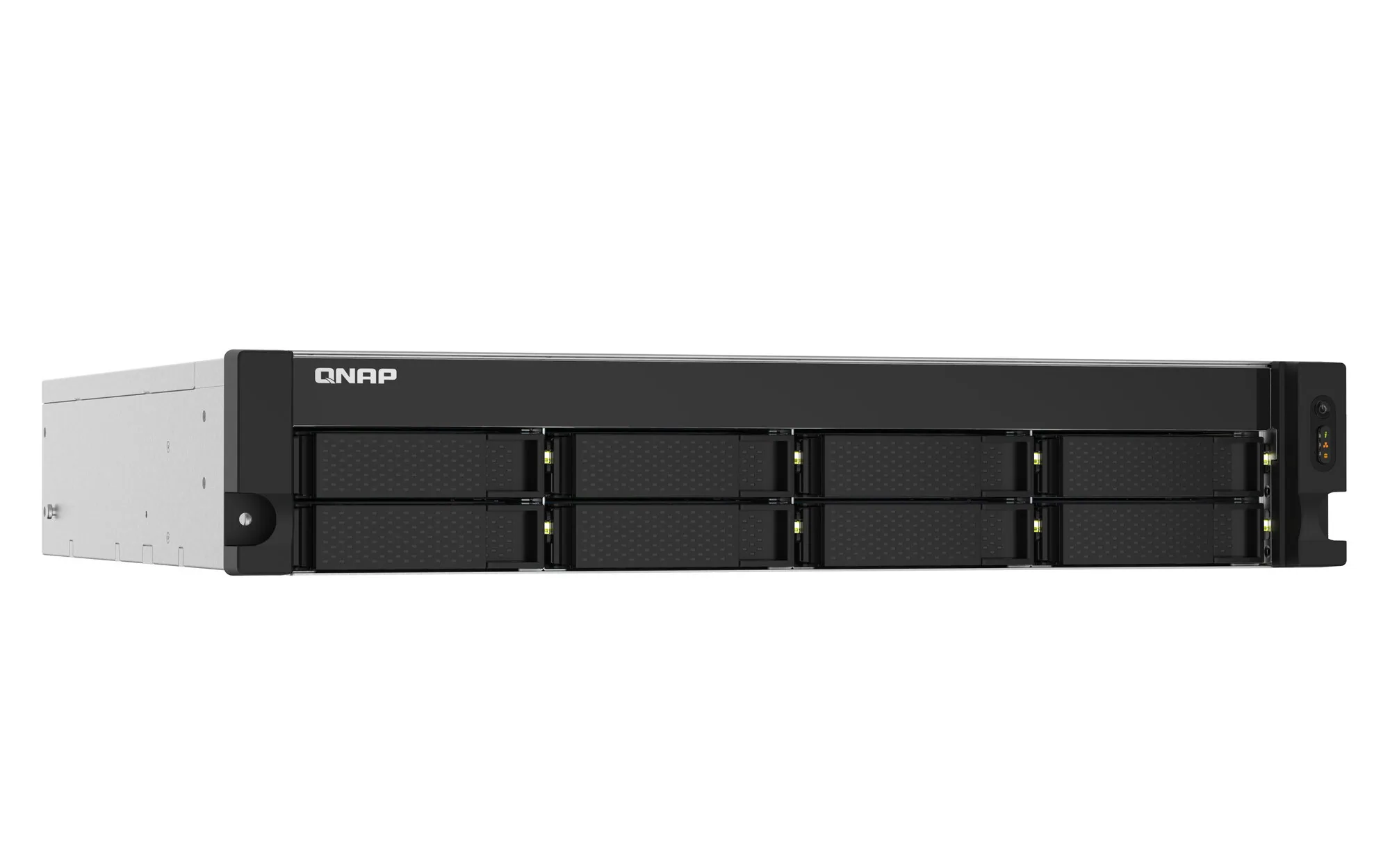 QNAP TS-832PXU NAS Rack (2U) Annapurna Labs AL324 4 GB DDR4 0 TB QNAP Turbo System Aluminium, Schwarz – Bild 2