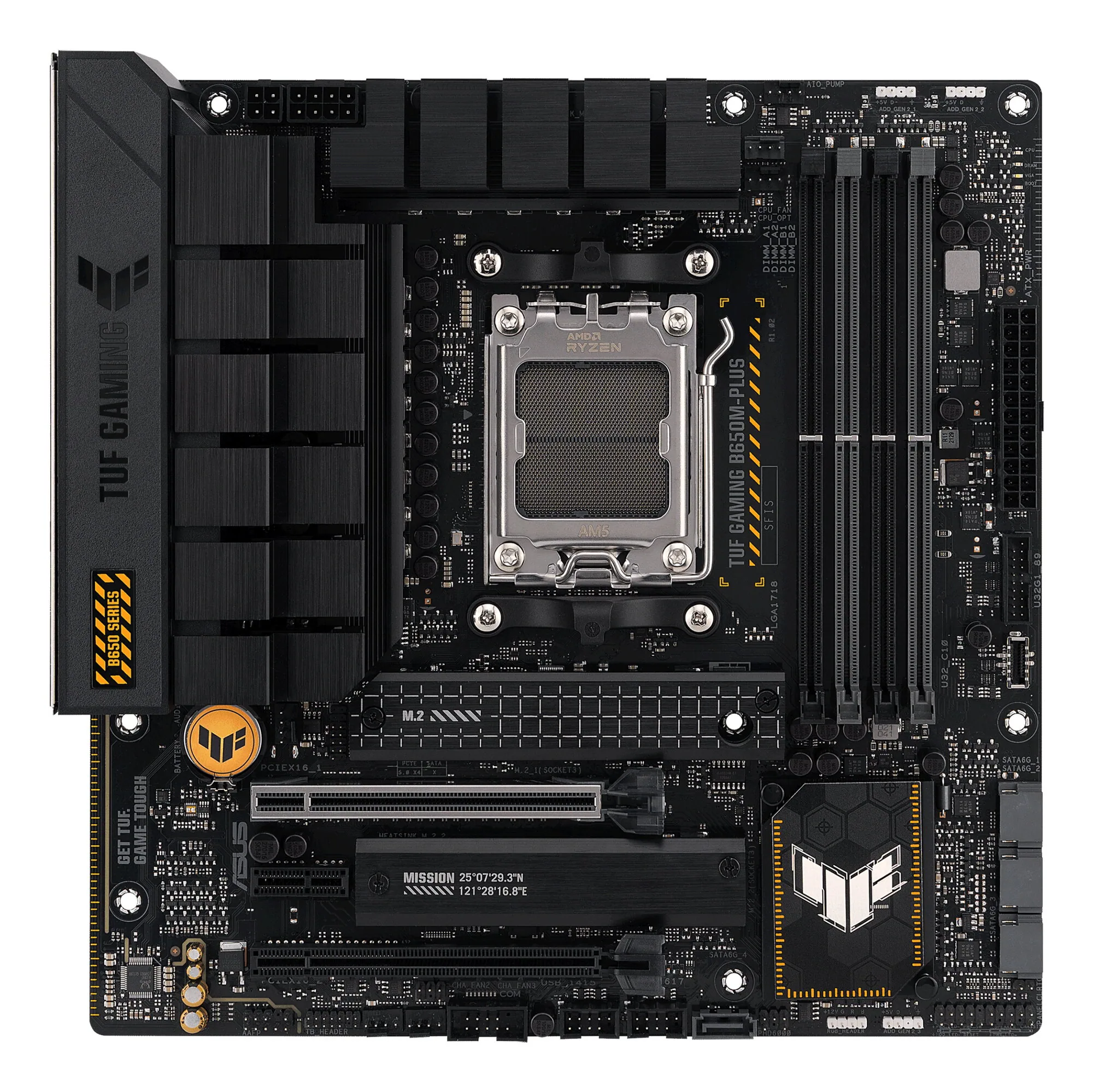 ASUS TUF GAMING B650M-PLUS AMD B650 Sockel AM5 micro ATX – Bild 1