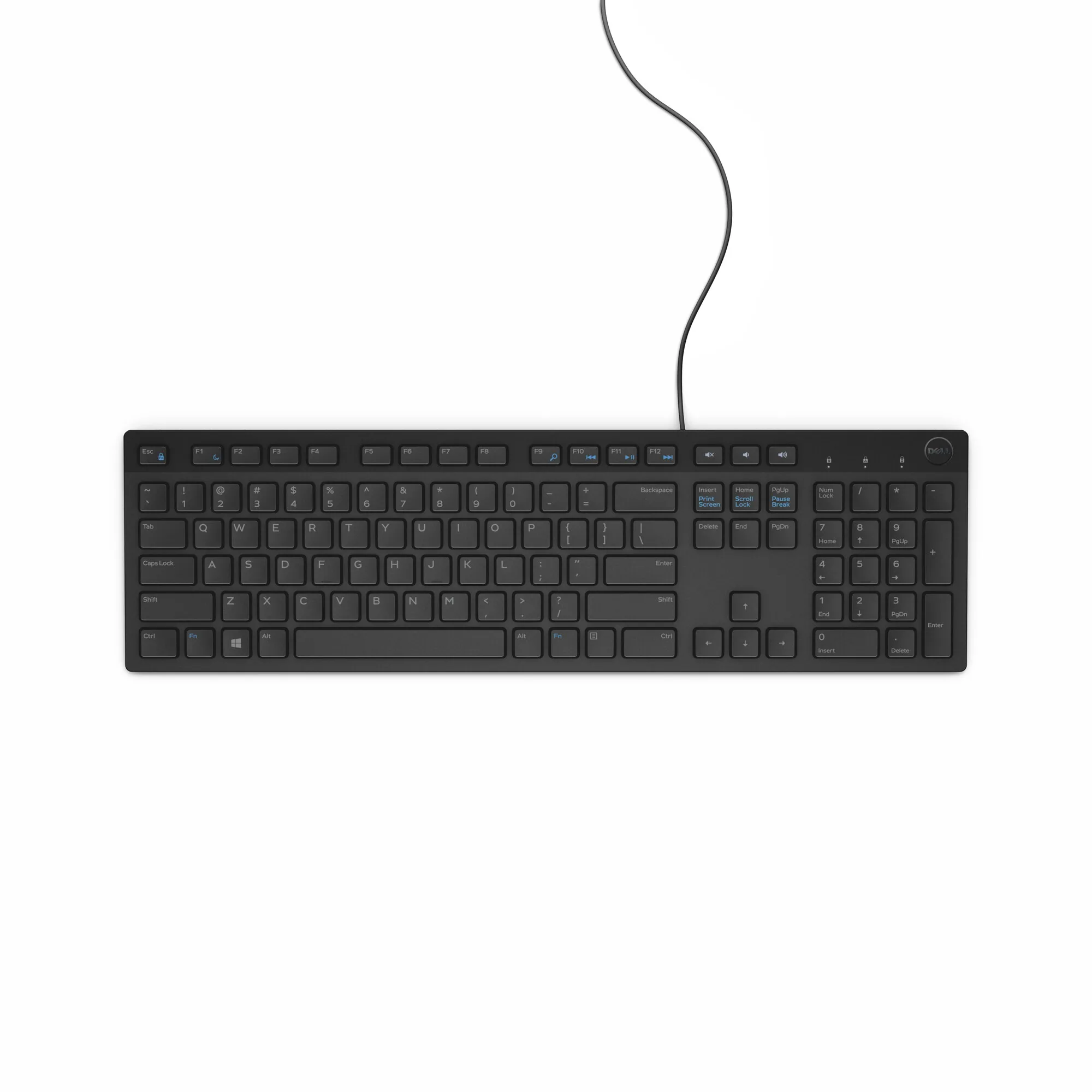 DELL kabelgebundene Tastatur – KB216 - deutsch (QWERTZ) - schwarz – Bild 1