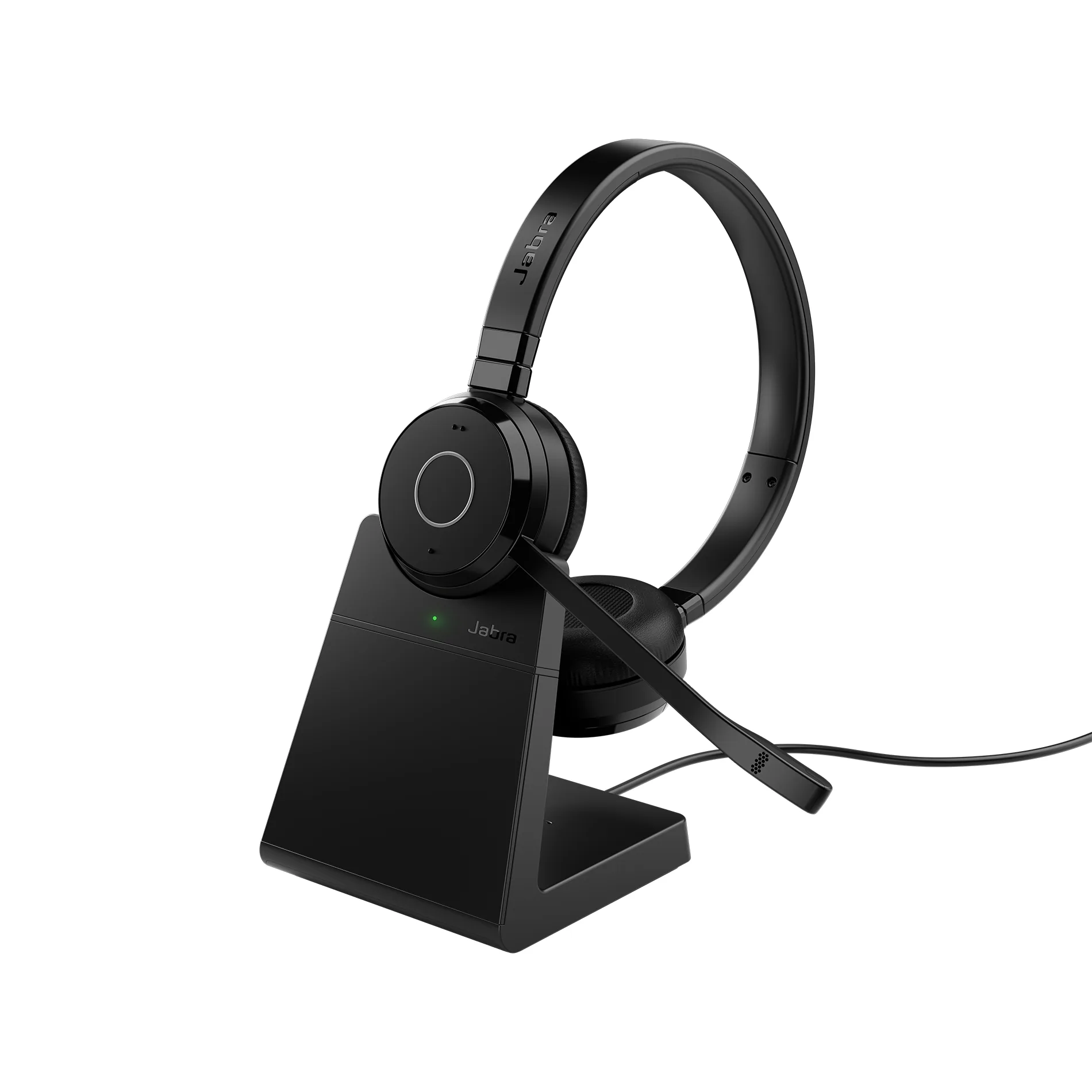 Jabra Evolve 65 TE Kopfhörer Verkabelt & Kabellos Kopfband Büro/Callcenter USB Typ-A Bluetooth Schwarz – Bild 1