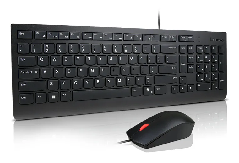 Lenovo 4X31R64433 Tastatur Maus enthalten Heimbüro USB Finnisch, Schwedisch Schwarz – Bild 2