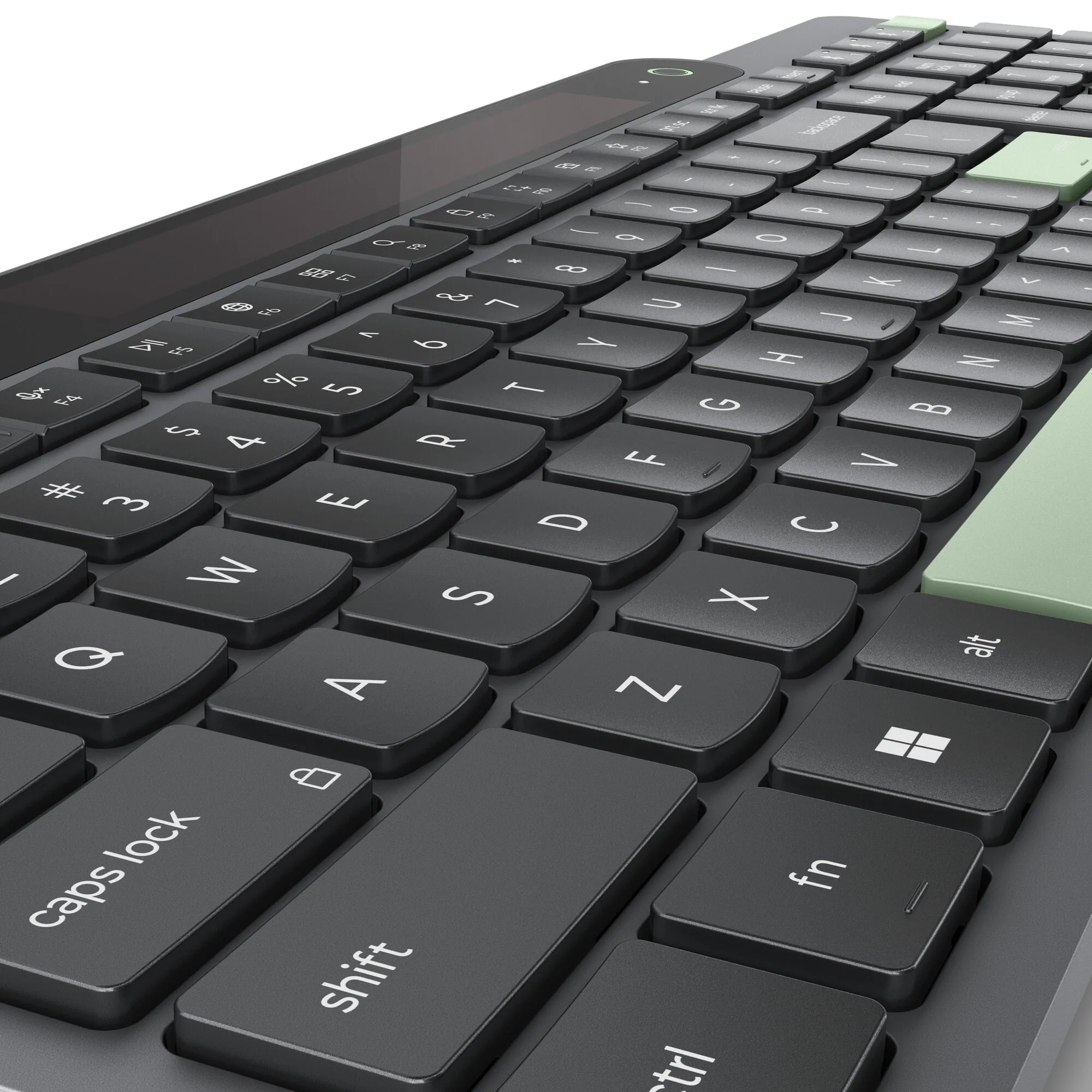 Lenovo 4Y41R69490 Tastatur Heimbüro Bluetooth Deutsch Schwarz, Grün – Bild 2