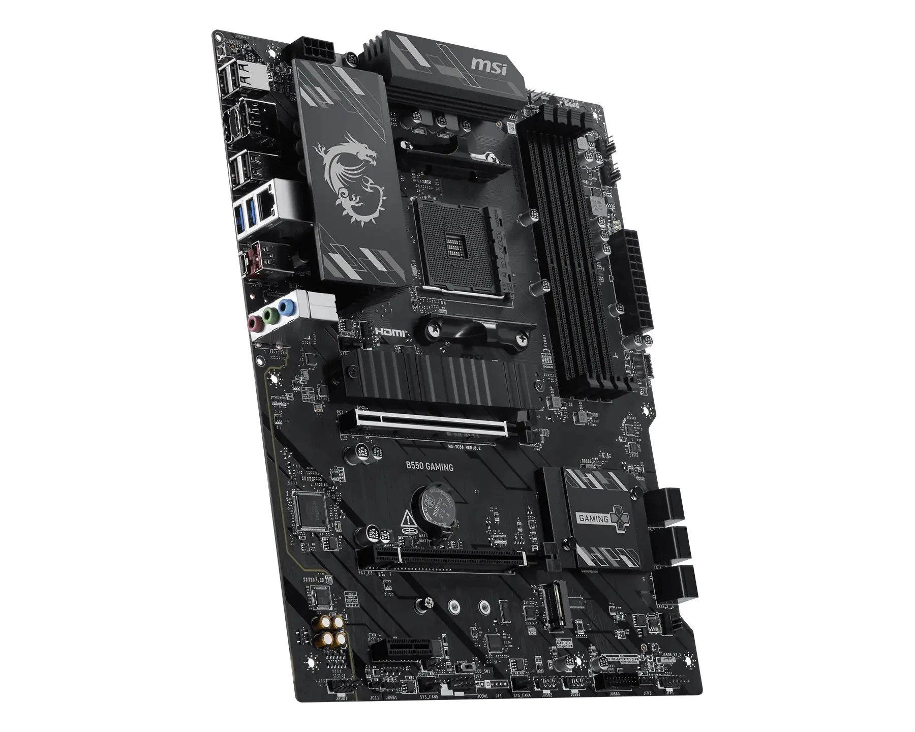 MSI B550 GAMING Motherboard AMD B550 Sockel AM4 ATX – Bild 3