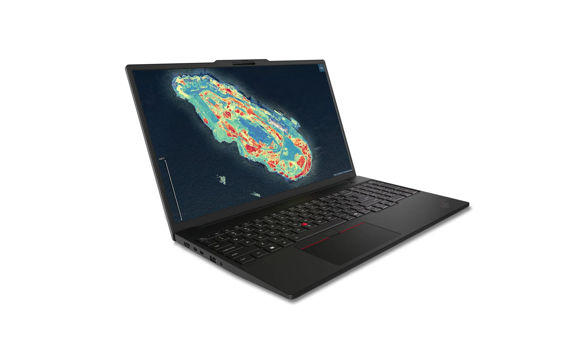 Lenovo ThinkPad P16s Gen 5 (Intel) Copilot+ PC Intel Core Ultra X9 388H Mobiler Arbeitsplatz 40,6 cm (16") WUXGA 64 GB LPDDR5x-SDRAM 1 TB SSD Wi-Fi 7 (802.11be) Windows 11 Pro Schwarz Deutsch – Bild 3